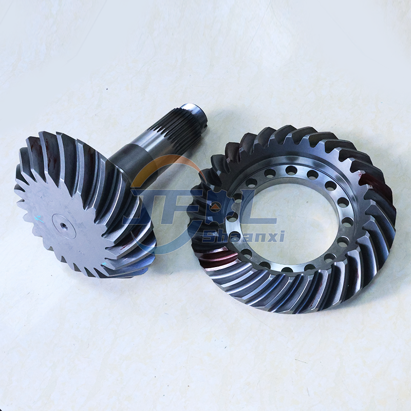 Piezas de cami&oacute;n disponibles en stock HD90149320072 Accesorios de engranaje circular del eje trasero Par de engranajes c&oacute;nicos Relaci&oacute;n de engranajes 21:28 para Shacman