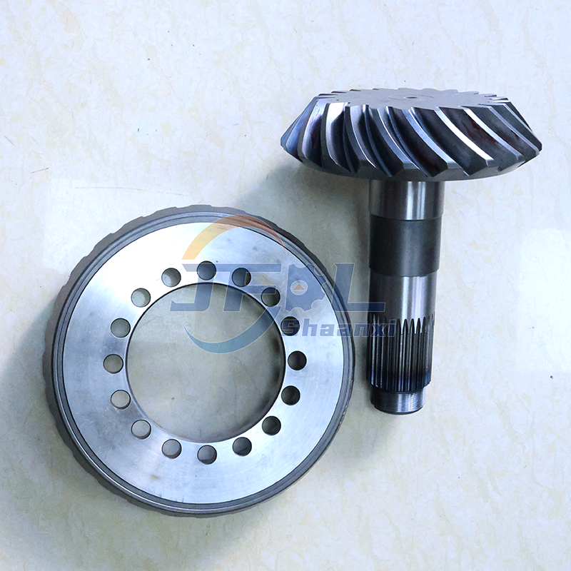 Piezas de cami&oacute;n disponibles en stock HD90149320072 Accesorios de engranaje circular del eje trasero Par de engranajes c&oacute;nicos Relaci&oacute;n de engranajes 21:28 para Shacman