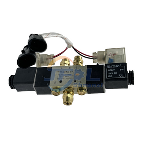 LKW-Teile Pneumatische T&uuml;rpumpe Kupfer-Sicherungsmutter Geschwindigkeitsregelungsanschluss 4V220-08 T&uuml;rpumpen-Magnetventil f&uuml;r Yutong-Bus