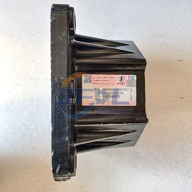 Suministro de f&aacute;brica, conjunto de soporte trasero para motor de cami&oacute;n de alta resistencia, almohadilla de montaje de motor trasero, pies de motor trasero DZ97259590209 para Shacman 