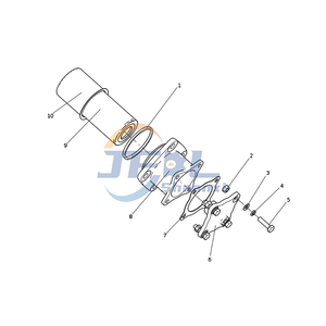 Conjunto de filtro AZ2203240208 de piezas de sistemas de tren de transmisi&oacute;n de camiones Howo