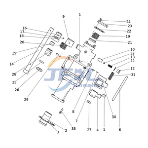 Bộ phận hệ thống xe tải l&aacute;i xe tải Howo AZ220321000036 Lắp r&aacute;p vỏ nhỏ (9 b&aacute;nh răng)