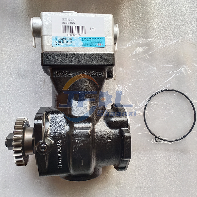 Mechanische Dieselmotorteile Luftbremskompressor 3696936 Schwere LKW-Teile Luftkompressor f&uuml;r WABCO Cummins ISG Foton