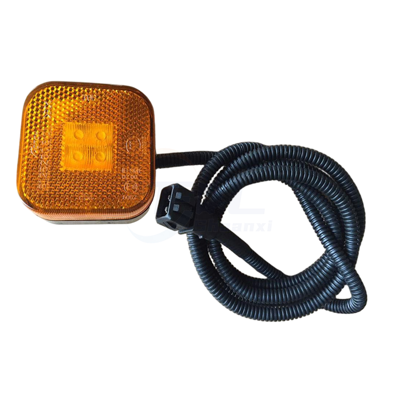 ไฟเลี้ยว LED ด้านข้างพร้อมสายเคเบิล 1250 มม. 81.25260.6101 ไฟส่องรถบรรทุกสำหรับอะไหล่รถบรรทุก Shacman