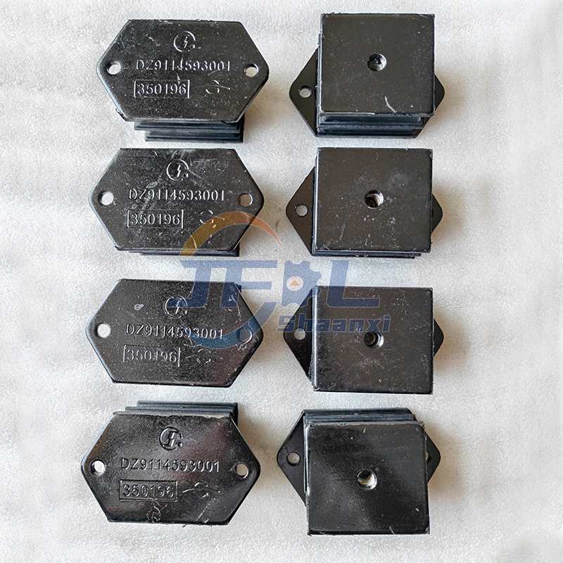 Ventes directes d'usine de Shacman X3000 et X5000, Support de moteur avant et arri&egrave;re en caoutchouc DZ9114593001 DZ97259590209
